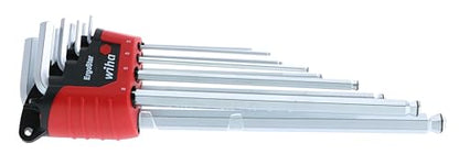 Wiha 66992 MagicRing Ball End Hex L-Key Set, 22 Piece, Inch and Metric | Free-Hand Grip, Hardened Tool Steel