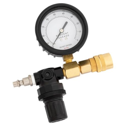 Tusk Leak Down Tester – Engine Cylinder Leakage Tester with Dual Gauges and Hose