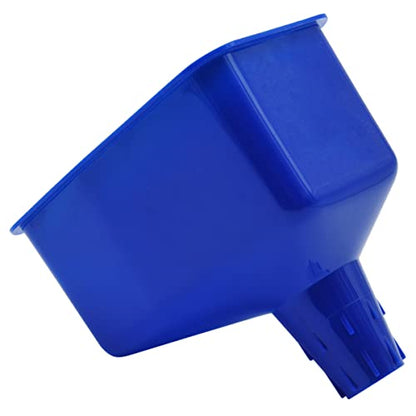 Funnel King Offset Oil Funnel, Blue, 1.75 Pint, 6.2 x 3.8 x 5.6 Inches - size: 1 Count (Pack of 1)