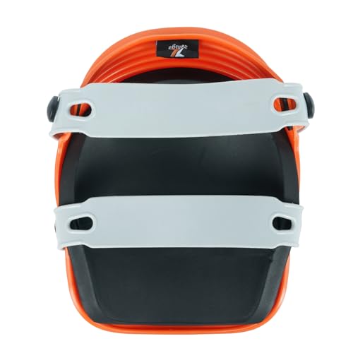Zeluga 15-431 Ultraflex Non-Skid Premium Protective Gear with Flexible Design Plastic Kneepad, Orange
