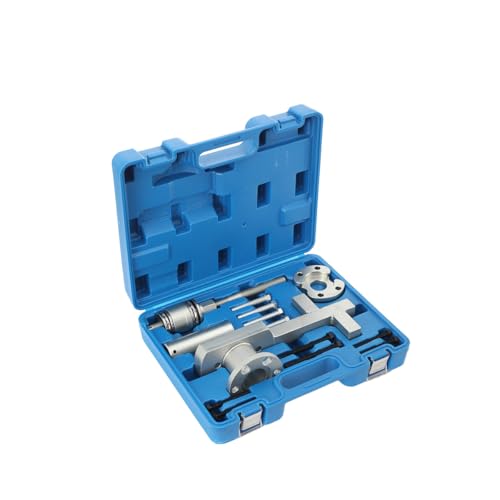 Crankshaft Pulley Removal Install Tool Crankshaft Damper Remover Puller Compatible with Jaguar Land Rover 3.0 V6, 5.0 V8, OEM: 303-1437 303-1438 303-1439 303-1440 303-1441