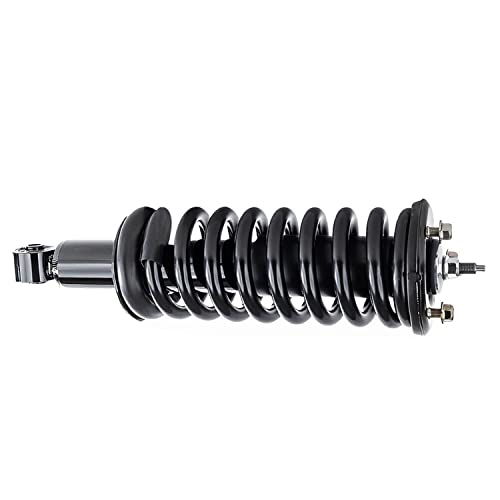Detroit Axle - 4WD Front Struts & Coil Spring Sway Bars + Rear Shock Absorbers Replacement for 2005-2019 Nissan Frontier 4.0L - size: 6AQS47261/Shock Kit