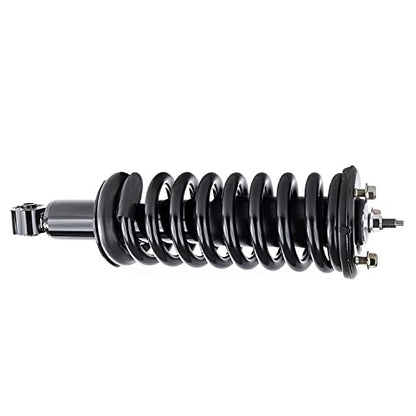 Detroit Axle - 4WD Front Struts & Coil Spring Sway Bars + Rear Shock Absorbers Replacement for 2005-2019 Nissan Frontier 4.0L - size: 6AQS47261/Shock Kit