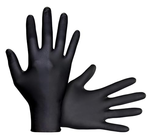 SAS Raven 66519 Safety Powder-Free Nitrile Disposable Glove, X-Large, 7 mil Thick, Pack of 100