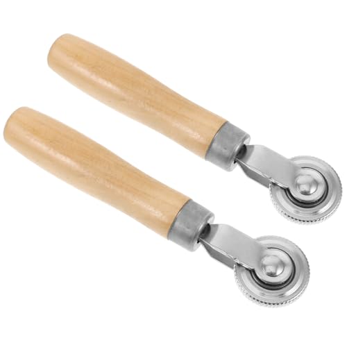 GANAZONO 2Pcs Tire Repair Roller Kit with Handle Ergonomic Tire Patch Tool for Cars Motorcycles and Bicycles Portable Car Repair Tools for Quick and Easy Tire Fixing