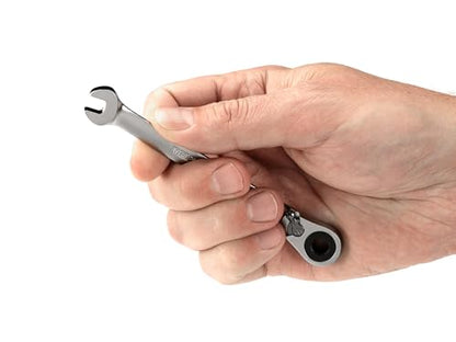TEKTON 6 mm Reversible 12-Point Ratcheting Combination Wrench | WRC23406 - size: 6 mm, style: Metric