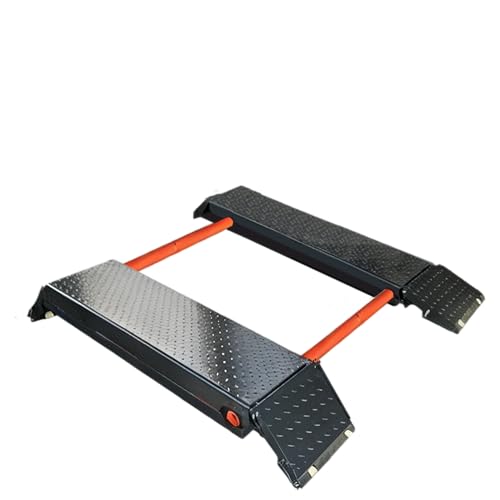 AK-X85110V Portable Car Lift Mid Rise Scissor Lift Electric Release with 8000Lbs Lifting Capacity 40" Max Lift Height for Hydraulic Vehicle Lift, Auto Lift for Low-Profile Cars, SUVs, Trucks