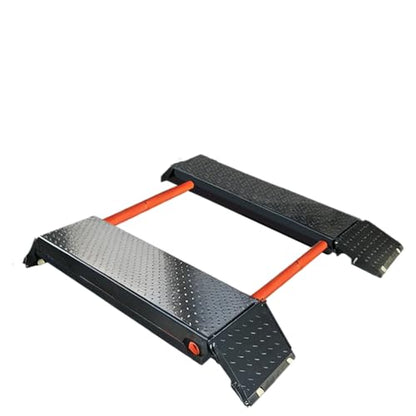 AK-X85110V Portable Car Lift Mid Rise Scissor Lift Electric Release with 8000Lbs Lifting Capacity 40" Max Lift Height for Hydraulic Vehicle Lift, Auto Lift for Low-Profile Cars, SUVs, Trucks