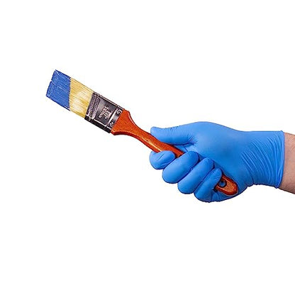 X3 Industrial Blue Nitrile Gloves, Box of 100, 3 Mil, Size X-Large, Latex Free, Powder Free, Textured, Disposable, Non-Sterile, Food Safe, X348100BX - size: X-Large (Pack of 100)