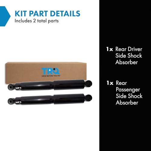 TRQ Rear Shock Absorber Set 2 Piece for 2014-2022 Ram ProMaster 2500 ProMaster 3500 - style: SBA31083