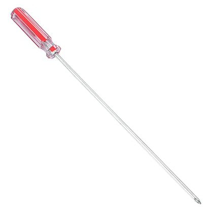 Piutouyar 10 Inch Phillips Screwdriver, #2 Magnetic Tip Screwdrivers | Extra Long Chrome-vanadium Steel Shaft , Cross Head Screwdriver, Long Screwdriver for Repair Home Improvement - size: 10 Inch #2