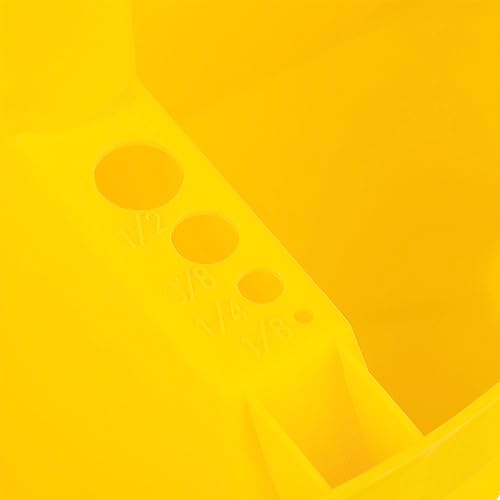 Bucket Boss - Bucket Stacker Small Parts Organizer, Bucket Organization (15051), Yellow (Pack of 2) - size: 1 Count (Pack of 2)