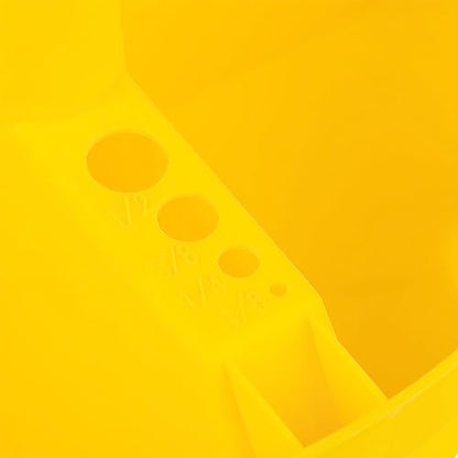 Bucket Boss - Bucket Stacker Small Parts Organizer, Bucket Organization (15051), Yellow (Pack of 2) - size: 1 Count (Pack of 2)