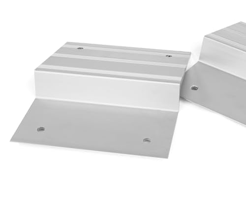 MaxxHaul 50946 Aluminum Ramp Top Kit - Designed for 2"x8" Boards for Car, Trucks, Trailer, Driveway, Shed, Lawn Mower