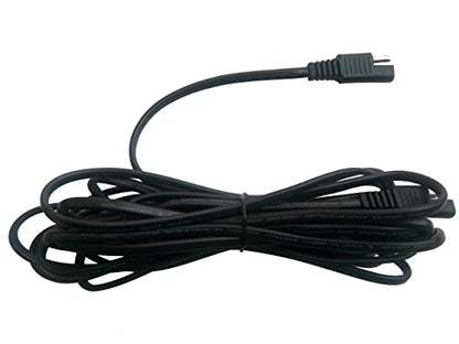 Sunway Solar 16FT Battery Charger Extension Cable SAE Connectors with Ring Terminal and Bare Strip Wire Adapter Quick Connect for 12V Battery Trickle Charger and Maintainer,and 12 Volt Solar Panel - size: 3 Connectors
