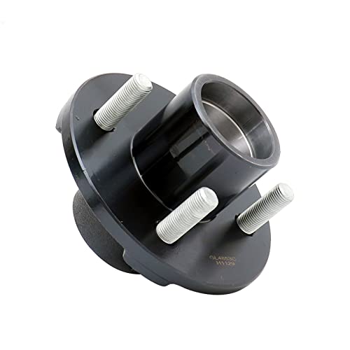 Trailer Hub Kit,4-Bolt On 4 Inch Hub Assembly, Includes (1) Square Shaft 1-1/16 Inch Straight Spindle & Bearings,Set of 2 - size: GL4853C*2