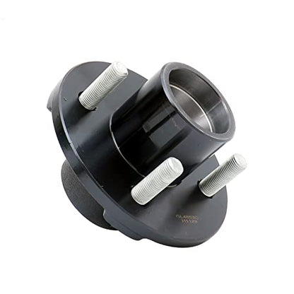 Trailer Hub Kit,4-Bolt On 4 Inch Hub Assembly, Includes (1) Square Shaft 1-1/16 Inch Straight Spindle & Bearings,Set of 2 - size: GL4853C*2