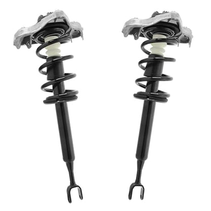 Detroit Axle - Front Struts for 2005 2006 2007 2008 Audi A4 Quattro [B7 Chassis] Complete Struts with Coil Spring Assembly Replacement - size: 11080x2/Pair