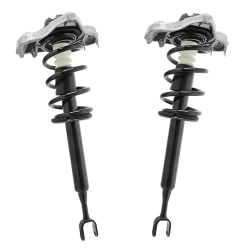 Detroit Axle - Front Struts for 2005 2006 2007 2008 Audi A4 Quattro [B7 Chassis] Complete Struts with Coil Spring Assembly Replacement - size: 11080x2/Pair