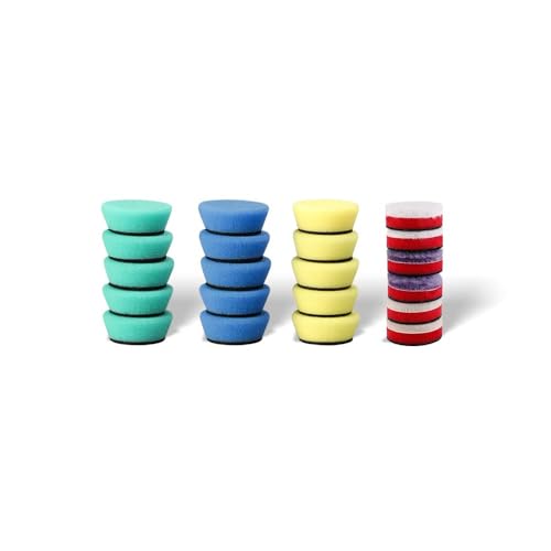 SPTA Mini Polishing Pads Set (21Pcs Mini Polishing Pads Sets, 1.6 inch) - size: 1.6inch (40mm)