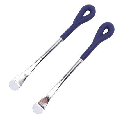 2pcs Tire Spoon Levers, Heavy Duty 10inch Motorcycle Tire Changer Tool Carbon Steel Iron Spoon Set with Shape Design, for Motorcycle Replacement