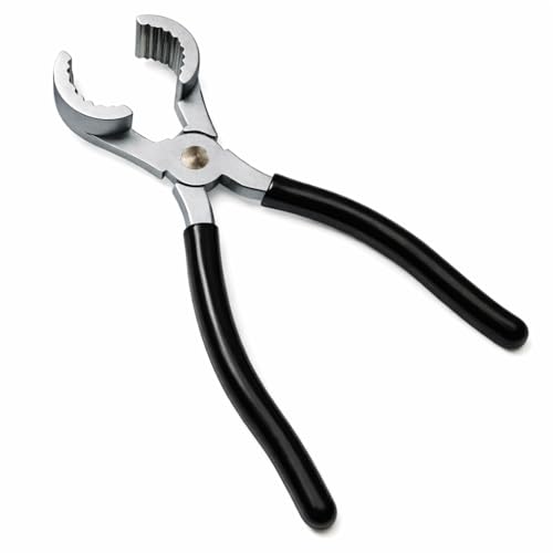 Washer Hose Pliers THP-1 – Zinc Alloy Hose Clamp Tool for Washing Machine Inlet/Outlet Hoses – BLACK Handle Replacement for 20001120 - color: Black