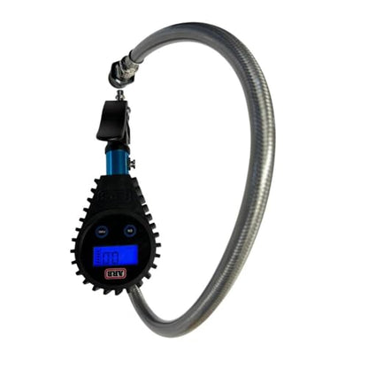 ARB ARB601A Digital Tire Pressure Gauge with Braided Hose and Chuck, Inflator and Deflator 0-200 Psi / 0-14 Bar / 0-1400 Kpa. Ideal for Fast and Simple 4x4 Off Road Adventures - 2026 Launched