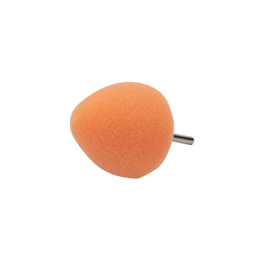 Maxshine 10 Pieces MN01 Mini Polisher and Accessories - 3x3cm (1.18”x1.18”) Orange Polishing Pads, Precision Buffing & Polishing for Tight Spaces, Ideal for Professional Car Detailing - size: Orange Polishing Pad
