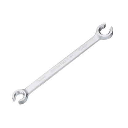 HARFINGTON Flare Nut Wrench 10mm x 12mm CR-V Nickel Plating Wrench for DIY Automotive Repairs and Household Maintenance - size: 10mm x 12mm