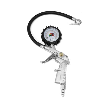Air Compressor Accessory Kit Includes Blow gun, Air Compressor Hose,a Tire Inflator Gauge, and Various Adapter Attachments