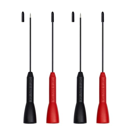 Multimeter Probes, 2mm Extended Needle Test Probes for Fluke Leads tl71 tl75,4 Pack - size: 4 PCS