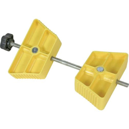 Camco Large RV Wheel Stop - Fits 26 to 30-inch Diameter Tires and Tire Spacing from 3 ½ to 5 ½-inches (44622)