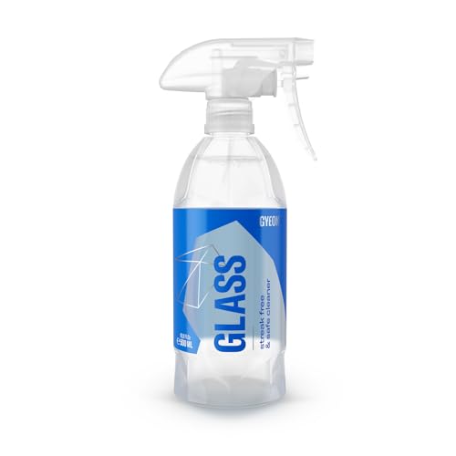 Gyeon Glass Cleaner Streak Free Tint Safe Premium Window Cleaner 500ml | Ammonia-free, tint-safe glass cleaner removes fingerprints and oily film from windshields, mirrors, and screens streak-free. - size: 500 ml