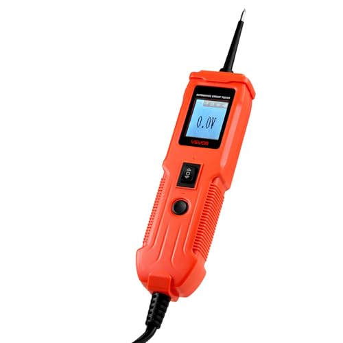 VEVOR Automotive Circuit Tester Kit, 8-35 DCV Power Circuit Probe Tester with TFT Color Display and Lighting, 2-in-1 Electrical Automotive Power Tester Probe with 19.7 ft / 6 m Extension Cable - style: SVM10