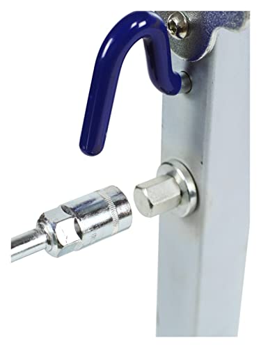 Scissor Jack Stabilizer Legs for Caravan and RV, Drop Down Parking Prop Stands for Trailer Corner Steady, Adjustable 350-490mm