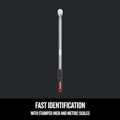 CRAFTSMAN Torque Wrench, 1/2" Drive, 50-250 FT-LB (CMMT99434) - style: 1/2 Inch