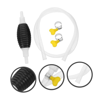 1set Hand Pump Kit Manual Siphon Pump for Gas Liquid Transfer Hose Design for Automotive Household Use