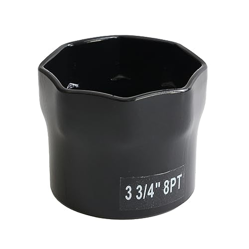3-3/4 inch, 8-Point Truck Axle Wheel Bearing Socket, for Axle Nut Socket Set (3-3/4 inch, 8-Point) - size: 3-3/4 inch, 8-Point