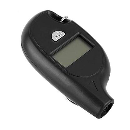 Tire Pressure Gauge, 5-150PSI Black LCD Digital Display Tyre Pressure Gauge Tester with Keychain