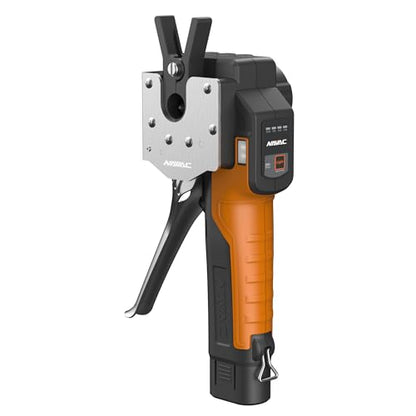 NAVAC NEF6LM BreakFree Power Flaring Tool - Flare Tool for Copper Pipe - 3/4" Max OD - Included Dies and Flare Gauge - Rechargeable Lithium Battery - Quick Charge