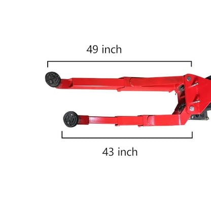 KATOOL 11000lbs Single Point Lock Release Direct Drive Two Post Lift Asymmetry Arm 3+2 Double S Design 2 Post Lift Auto Lift 2-Post Lift Clear Floor Car Lift, 220V