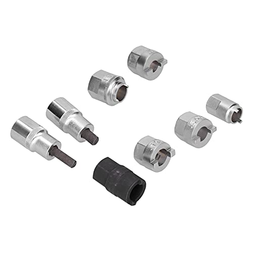 8Pcs Suspension Strut Nut Sockets Removal Disassembly Tool Set, Car Repairing Tools, Shock Absorber Strut Removal Kit with Storage Box, for MK2 and Other Vehicle, High Quali