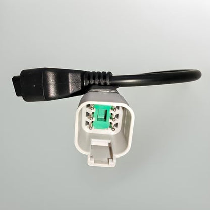 6 Pin to 16 Pin OBD2 Adapter Cable for BRP & CAN-AM, Motorcycle Diagnostic Tool Connector Fits for CAN-AM Spyder, ATV, UTV and BRP Moto Bike