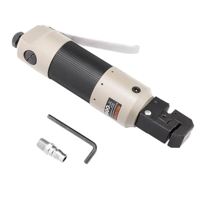 Pneumatic Straight Punch Flange Tool, Auto Body Air Hole Punch and Crimper Flange Tool Sheet Metal Flanging, Car Repair