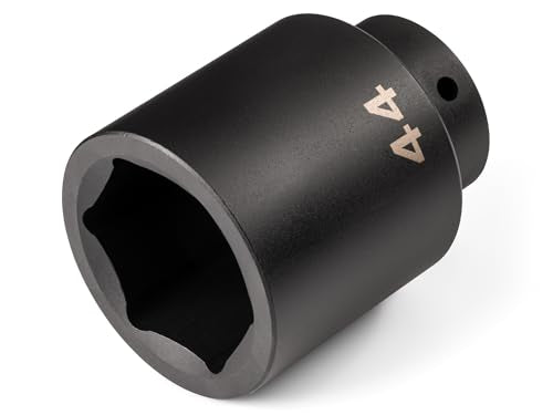 TEKTON 1/2 Inch Drive x 44 mm Deep 6-Point Impact Socket | SID23144 - size: 44 mm