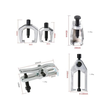 5X Ball Joint Separator Puller Pulley Puller Tool Multifunctional Supplies Professional Pitman Arm Puller Compatible with Automotive