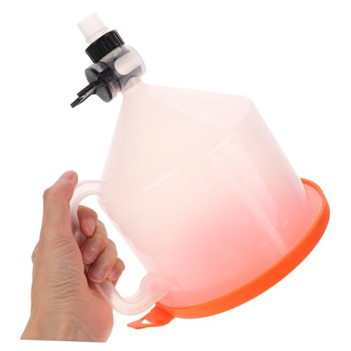 Garneck Radiator Coolant Funnel Kit with Spill Switch Design Plastic Auto Cooling System Fill Tool for Engine Oil and Coolant Flush Compatible with Multiple Car Models