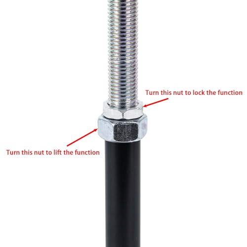 2-Pack Mini Screw Jacks, Floor Straightener, Adjust & Lift Supports, Level Floor Jacks, Post 12" to 16" - size: 12-16 inch