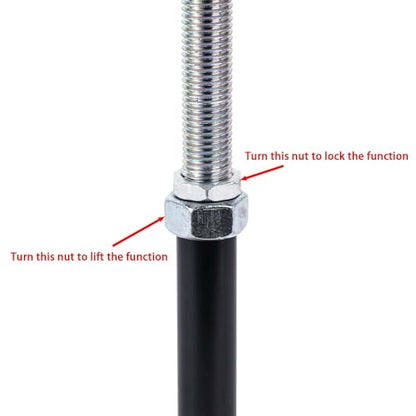 2-Pack Mini Screw Jacks, Floor Straightener, Adjust & Lift Supports, Level Floor Jacks, Post 12" to 16" - size: 12-16 inch