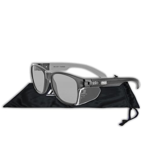 MAGID Gemstone Y50 Performance Anti-Fog Safety Glasses with Side Shields - color: Gray Lens | Black Frame, size: 48 Pairs